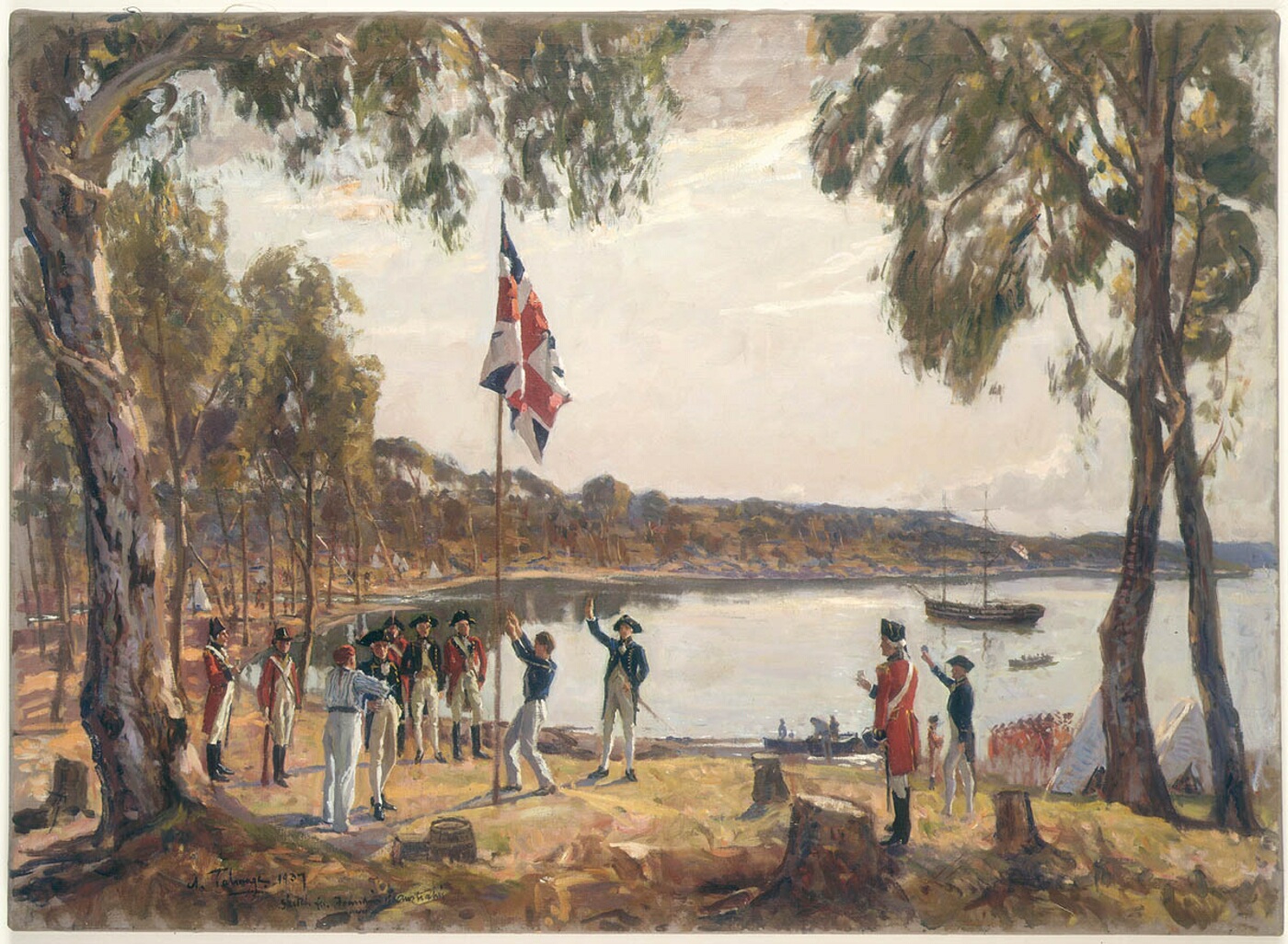 The Founding of Australia  By Capt  Arthur Phillip R N  Sydney Cove Jan  26th 1788